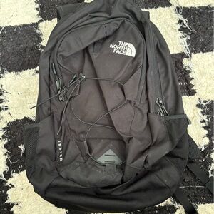 black north face backpack